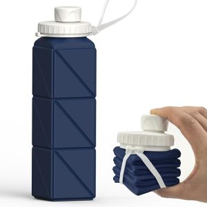 Silicone Foldable Portable Travel Water Bottle